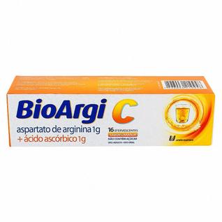 BioArgi C - Arginina + Vitamina C Com 16 Comprimidos Efervescentes Uniao Quimica