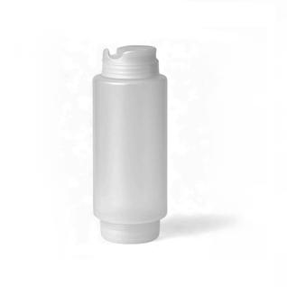 Bisnaga Invertida Tipo FIFO 550 ml com Marcador para Molhos