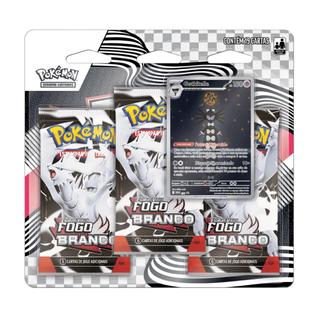 Blister Triplo Pokémon Escarlate e Violeta Fogo Branco Gothitelle TCG Cards Cartas Baralho