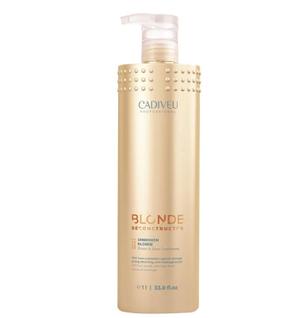 Blonde Reconstructor Cadiveu Unbroken Blonde 1L Protege Reconstrói e Fortalece Cabelos Des