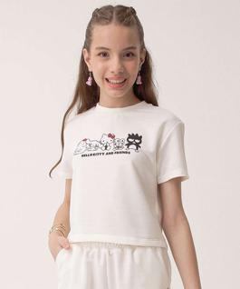 Blusa Juvenil Moletom Hello Kitty Sanrio Tam 10 a 16 O-91060