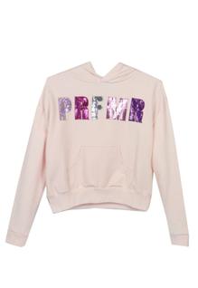 Blusa Moletom Rosa Paetê Perfumaria