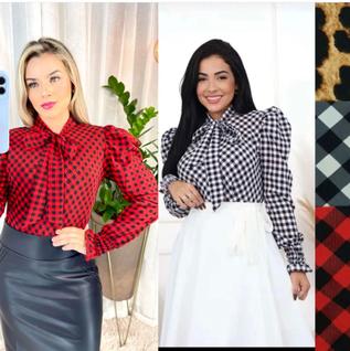 Blusa xadrez