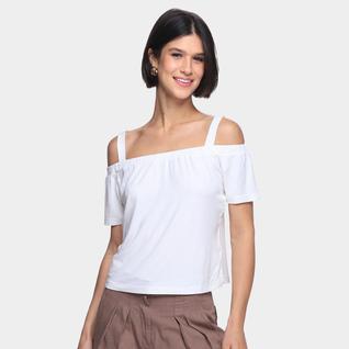Blusas Naif Ombro a Ombro Feminina