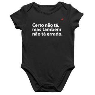 Body Bebê Algodão Certo não tá, mas também não tá errado - Foca na Moda