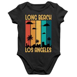 Body Bebê Algodão Long Beach Los Angeles - Foca na Moda