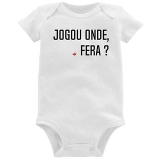 Body Bebê Jogou onde fera - Foca na Moda