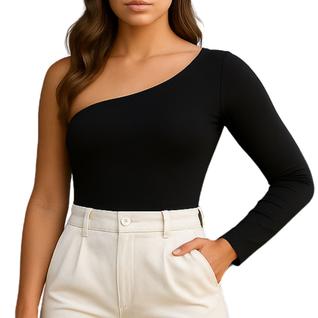 Body feminino mula manca uma manga em suplex varias cores