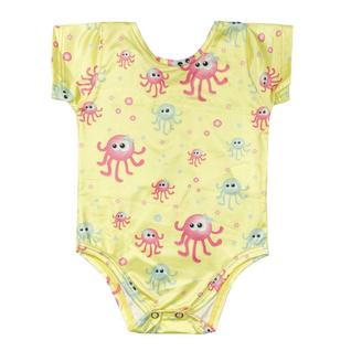 Body Look Jeans Cirrê Estampado - AMARELO - P