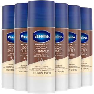 Body Shimmer Stick Vaseline Cocoa Shimmer Jelly 40mL x6