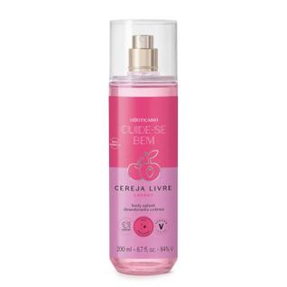 Body Splash Des Colônia Cuide-se Bem Cereja Livre 200ml