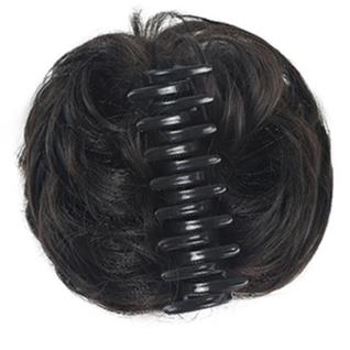 Bolo bagunçado fácil clipe peruca feminina grampo de preensão hairnatural cabelo modelador