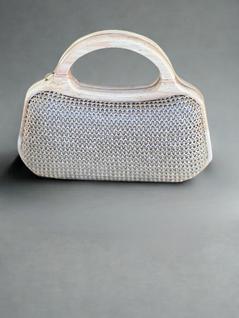Bolsa clutch caramelo