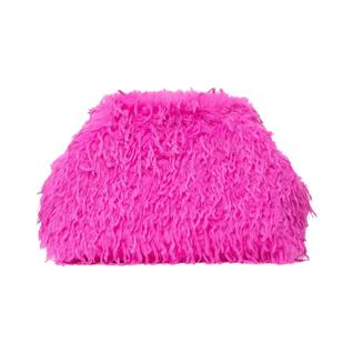 Bolsa Clutch Grande Y2K Estilo Fuzzy Para Mulheres, Estilo Dopamina, Bolsa Para Festas E C