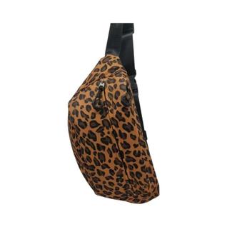 Bolsa De Cintura Em Lona Com Estampa De Leopardo Para Mulheres, Tendência De Rua, Fanny Pa