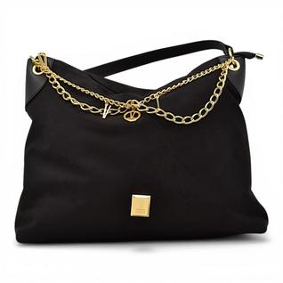 Bolsa De Ombro Vizzano Espaçosa Grande Saco Corrente Luxo -