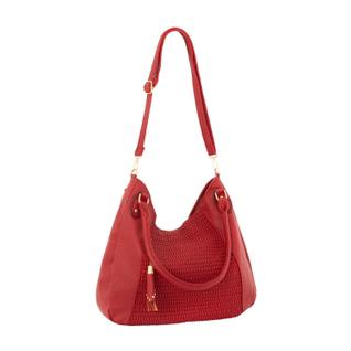 Bolsa Feminina Grande Preta Alça Longa Ombro e Mão Textura Chique Luxo Elegante Fashion Re