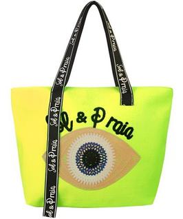 Bolsa Feminina Praia Sacola Qualidade Premium Sofisticada Grande Tecido Reforçado Resisten