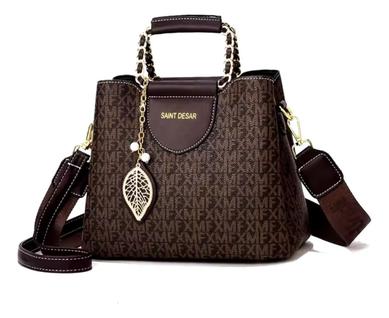 Bolsa Feminina Transversal Média Estilosa Social Versátil