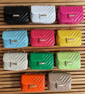 Bolsa pequena feminina exclusividade ombro tiracolo transversal alça corrente