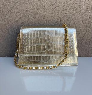 Bolsas Femininas Pequenas Transversal Ombro Mão Lateral Alça Corrente
