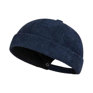 Boné De Corduroy Texturizado Em Cores Sólidas, Estilo Hip-hop, Retro, Estilo Tang