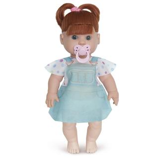 Boneca Bebê Cabelo Ruivo Coleção Danadinha Com Chupeta