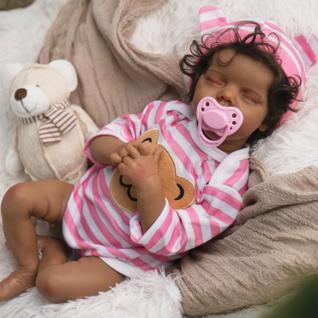 Boneca Reborn Baby Doll Jirachi Realistic Silicone Soft Body Girl