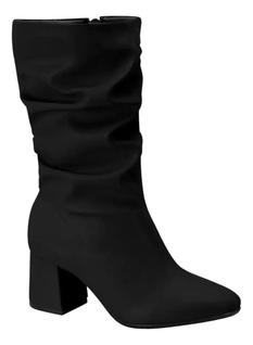 Bota Beira Rio Salto Bloco Cano Alto Plataforma Leve 9076112