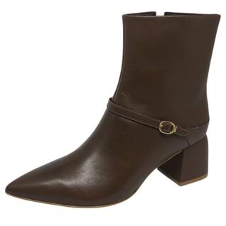 Bota Feminina Salto Bloco Moderna Elegante Conforto Bottero