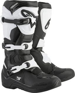 Botas Alpinestars Tech 3 2013018-12-9 Preto/Branco Tamanho 09