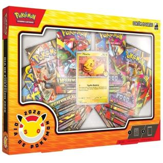 Box Pikachu Coleção 30 Anos Dia de Pokémon 2026 Copag Megaevolução