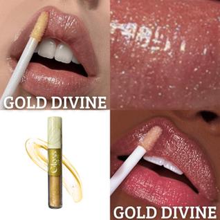 Brilho labial bitarra beauty 4ml - GOLD DIVINE - textura leve, cremoso, hidratação com e s