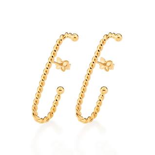 Brinco ear hook folheado a ouro  526794 Rommanel