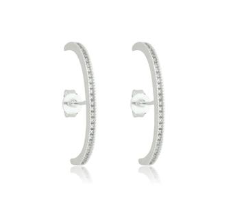 Brinco EarHook com zircônia