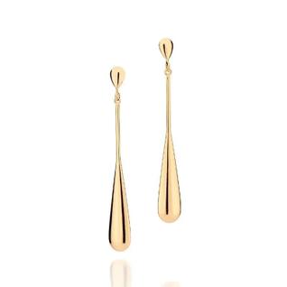 Brinco rommanel gota banhado a ouro 18k