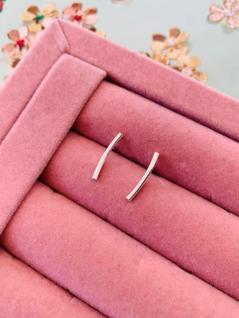 Brincos Semi Joia prata 925 Earhook brinco modelo palito