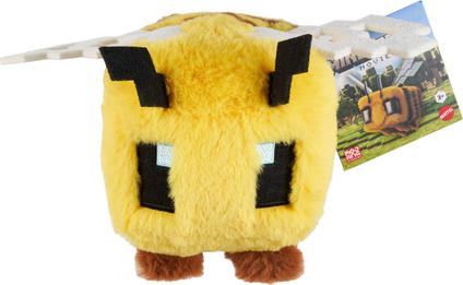 Brinquedo de pelúcia Mattel Minecraft Bee, filme de Minecraft inspirado em 20 cm
