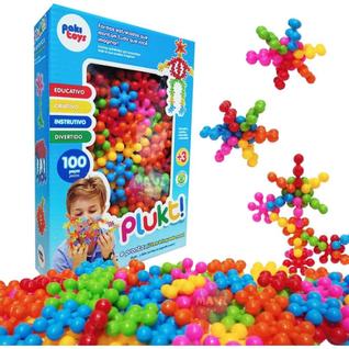 Brinquedo Montar Plukt Estrelas Educativo Criativo 100 Pcs Criança Adulto Brinquedo Encaix