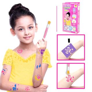 Brinquedos Tatuagem Tattoo Com Glitter Adesivos Original