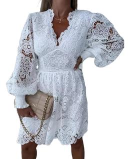 C0507-Vestido Festa Evento Luxo Noiva Réveillon Branco Chique J372