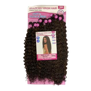 Cabelo cacheado freda xl plus aplique bio fibra sleek