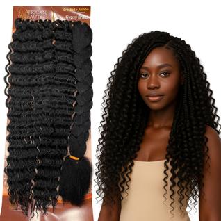 Cabelo Cacheado Orgânico Com Jumbo 2 Em 1 Para Gypsy Braids
