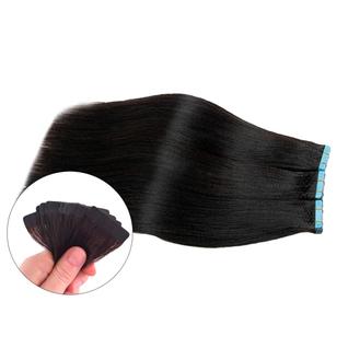 Cabelo Humano Aplique Fita Adesiva Invisivel 50cm -10 PeÇAs