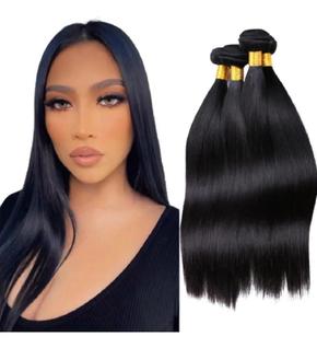 Cabelo Humano Natural Mega Hair Liso Na Tela 65cm - 50g Cast