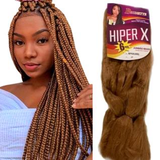 Cabelo Jumbo Jumbão Hiper X Loiro Mel 27 Kanekalon Tranças Braids Box Original