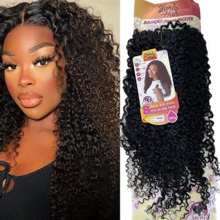 Cabelo Orgânico Aplique Para Crochet Cacheado Cachos Lindos