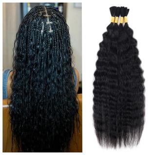 Cabelo trançado humano molhado e ondulado RLHAIR Super Wave 100g