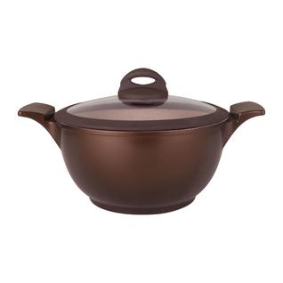 Caçarola belga mta 6.2l revestimento cerâmico marmorizado de alta performace 28cm