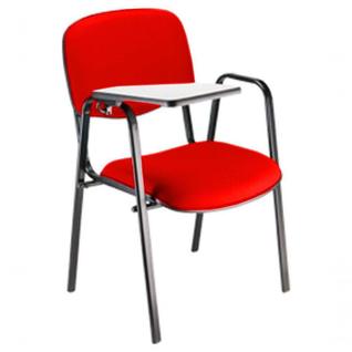 Cadeira Universitária Para Auditórios Linha Hotel tom escolhido Vermelho.